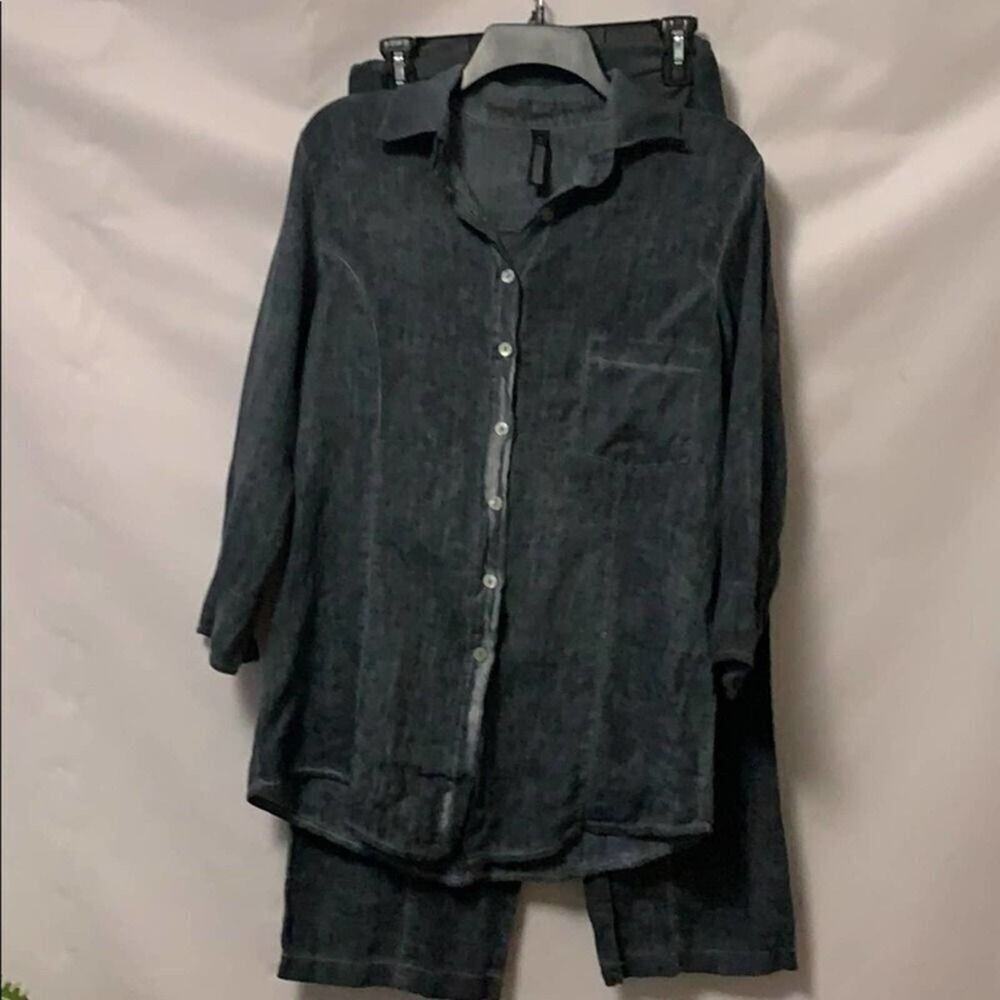 ONZ LINEN PANTS SUIT MADE IN‎ ITALY SIZE XL